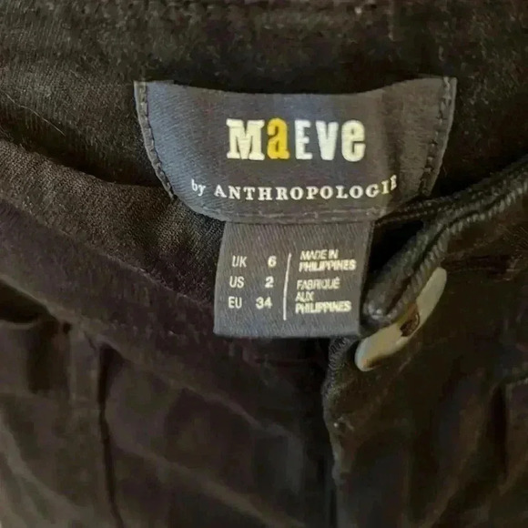 Anthropologie Maeve The Colette Cropped Wide-Leg Linen Pants-Sz 2 - Picture 3 of 7